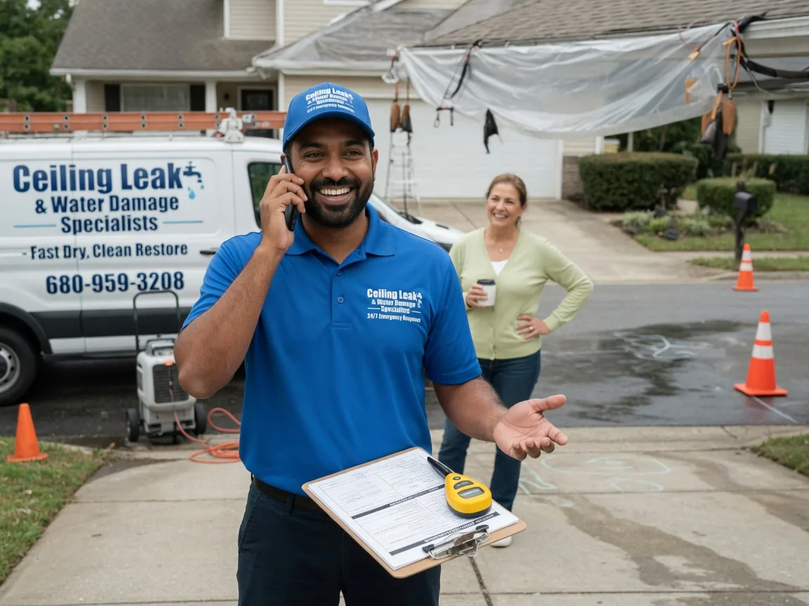 Ceiling Leak Cleanup Jamestown, VA FAQs